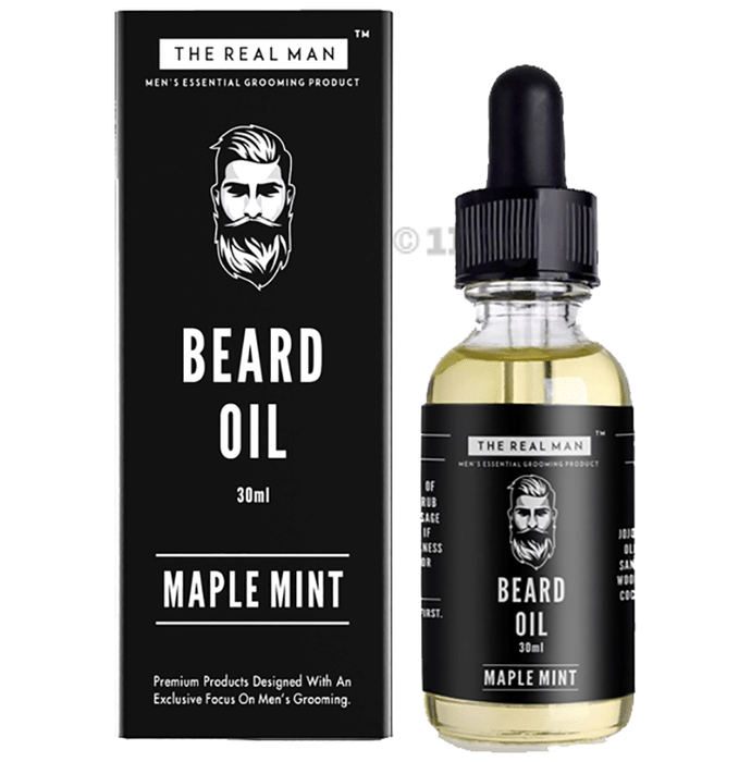 The Real Man Beard Oil Maple Mint