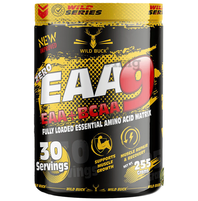 Wild Buck EAA+BCAA 9 Fully Loaded Essential Amino Acids Matrix Watermelon