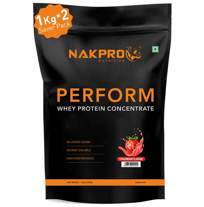 Nakpro Nutrition Perform Whey Protein Concentrate Strawberry