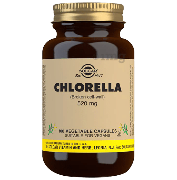 Solgar Chlorella 520mg Vegetable Capsule