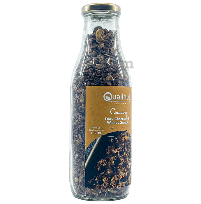 Qualinut Gourmet Crunchy Dark Chocolate & Walnut Granola