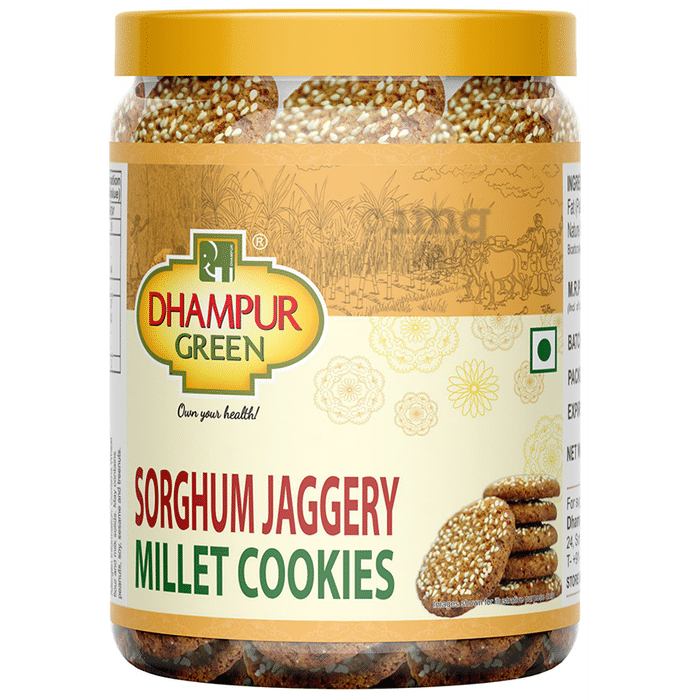 Dhampur Green Sorghum Jaggery Millet Cookie