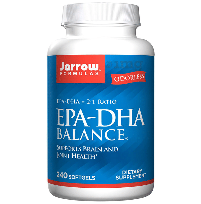 Jarrow Formulas EPA-DHA Balance Softgels | Supports Brain & Joint Health