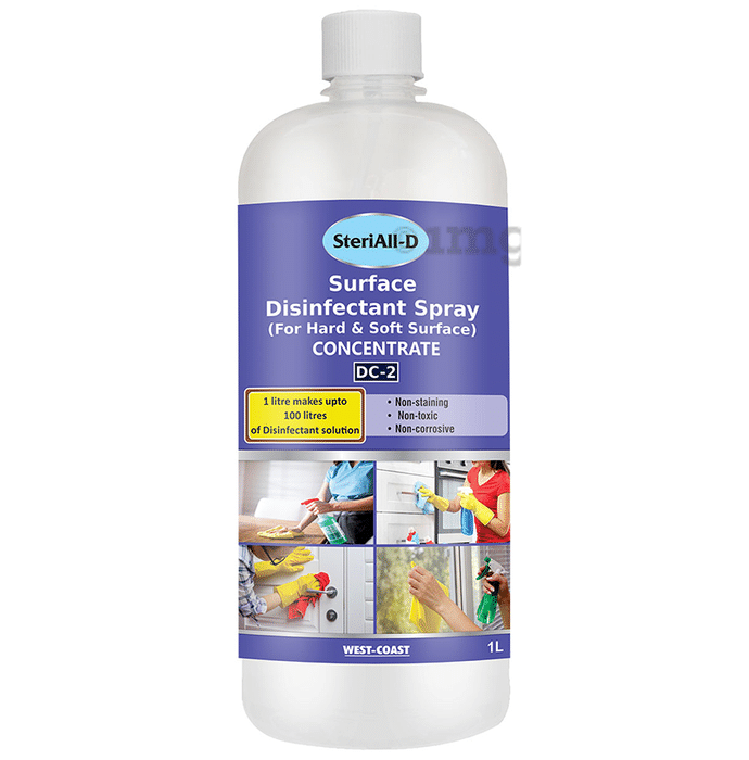 SteriAll Surface Disinfectant Spray (for Hard & Soft Surface) Concentrate