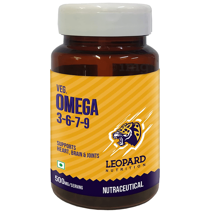 Leopard Nutrition Veg. Omega 3 6 7 9 Capsule