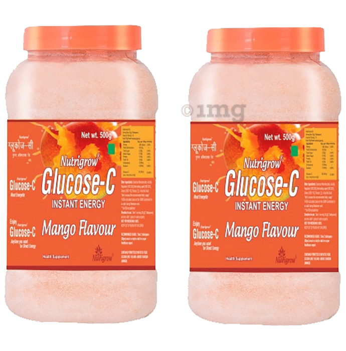 Nutrigrow Care Glucose-C(500gm Each) Mango