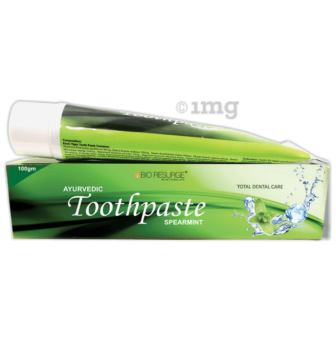Bio Resurge Ayurvedic Toothpaste (100gm Each) Spearmint