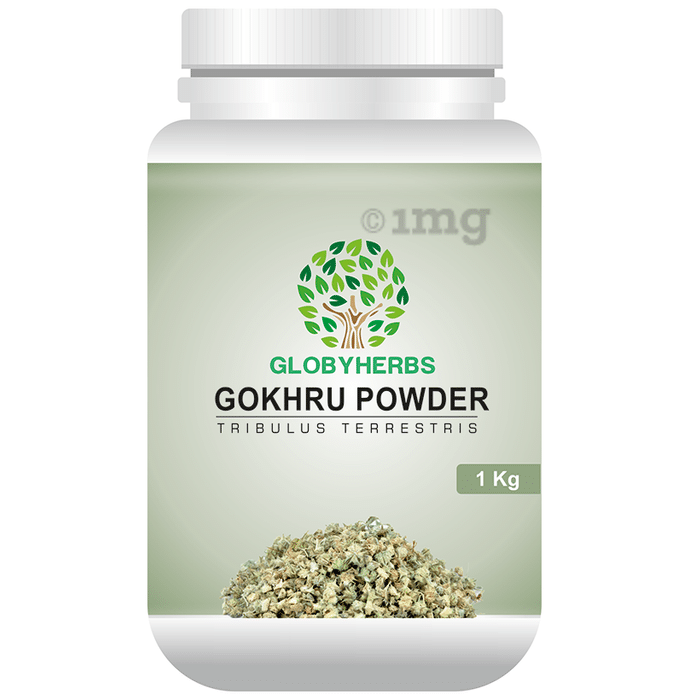 Globyherbs Gokhru (Tribulus Terrestris) Powder