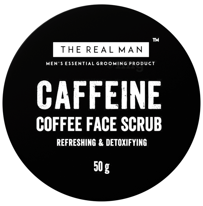 The Real Man Caffeine Coffee Face Scrub