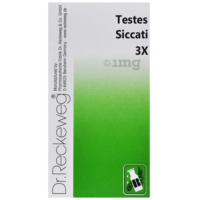 Dr. Reckeweg Testes Siccati Trituration Tablet 3X