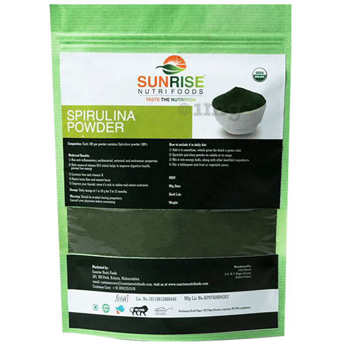Sunrise Nutri Foods Spirulina Powder