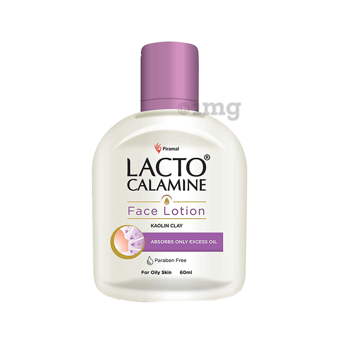 Combo Pack of Piramal Lacto Calamine Face Wash 100ml, Lacto Calamine Face Lotion for Oily Skin 60ml & Lacto Calamine Aloe Vera Gel 150gm