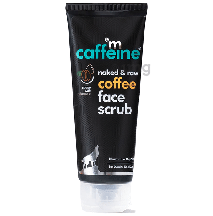 mCaffeine Milky brew Face Scrub Remove Blackheads, Helps in Skin Brightening & D Tan