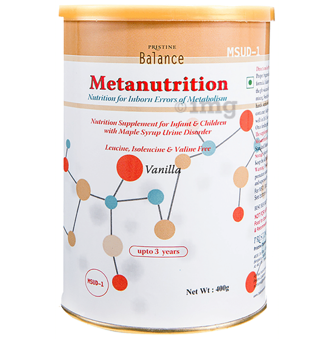 Pristine Balance Metanutrition MSUD 1 (Upto 3 Years) for Metabolism | Flavour Powder Vanilla