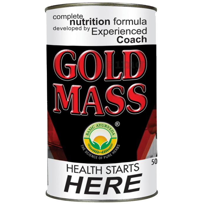 Basic Ayurveda Gold Mass Complete Nutrition Formula for Skin & Weight Management