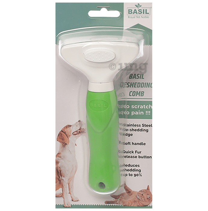 Basil Cleaning Slicker Brush for Dogs & Cats
