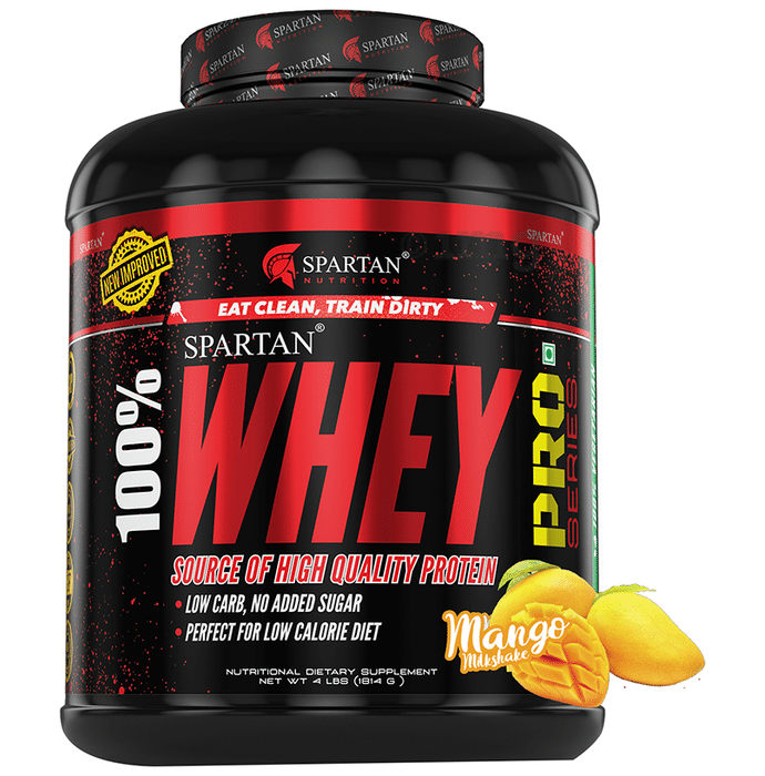 Spartan Nutrition 100% Whey Protein Pro Powder Mango