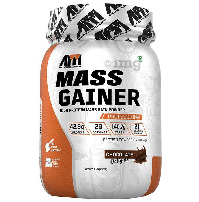 Advance MuscleMass High Protein Mass Gainer Powder Chocolate Delight
