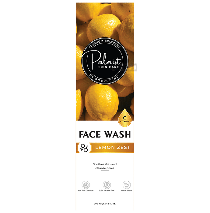 Palmist Face Wash Lemon Zest