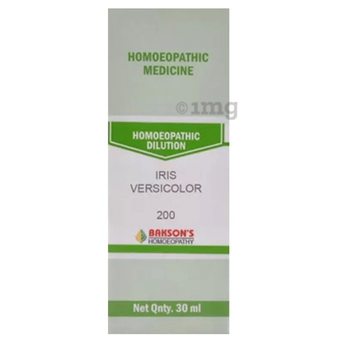 Bakson's Homoeopathy Iris Versicolor Dilution 200