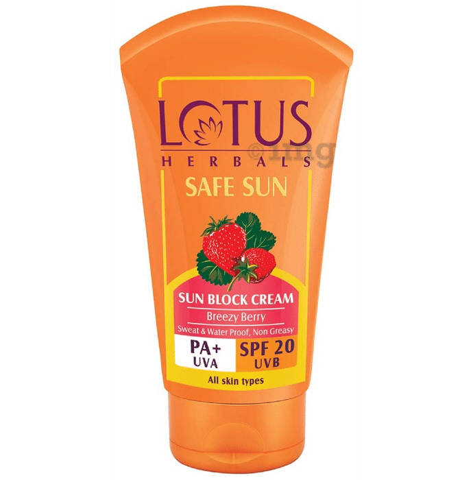 Lotus Herbals Safe Sun Sunscreen Cream SPF 20 PA+