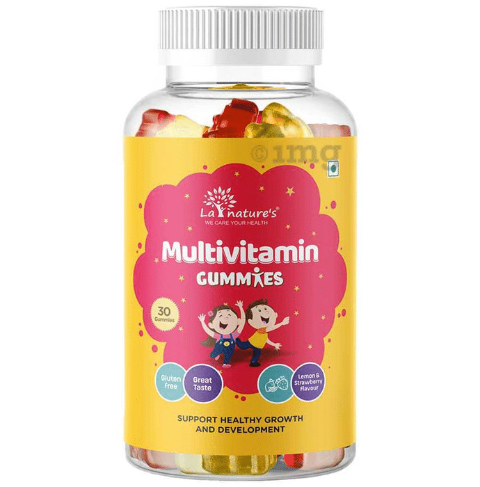 La Nature's Multivitamin Gummies Lemon & Strawberry