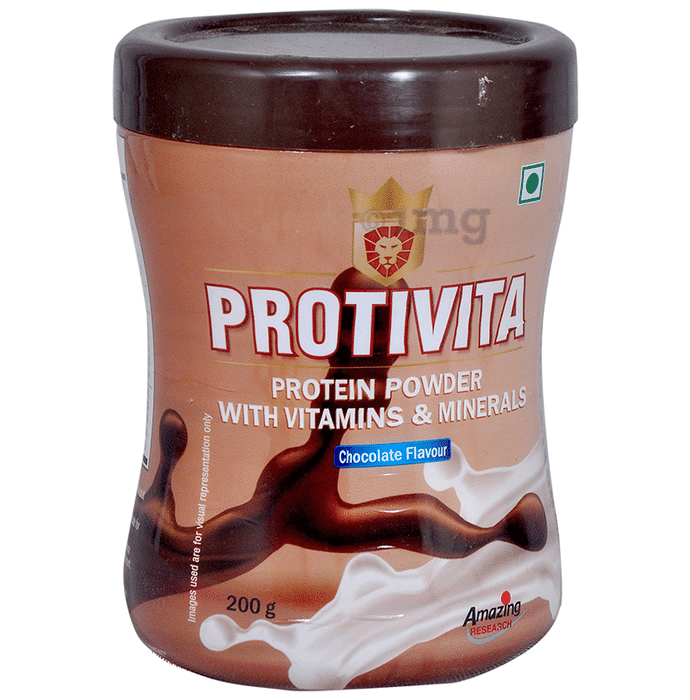 Amazing Research Protivita Protein Powder with Vitamins & Minerals Chocolate