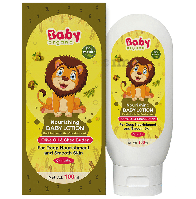 Baby Organo Nourishing Baby Lotion for 0+ Months Olive Oil & Shea Butter