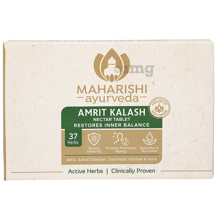 Maharishi Ayurveda Amrit Kalash 4 Tablet | For Immunity & Anti-Ageing Benefits | Sugar-Free