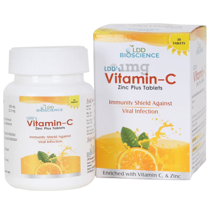 LDD Bioscience Vitamin-C Zinc Plus Tablet