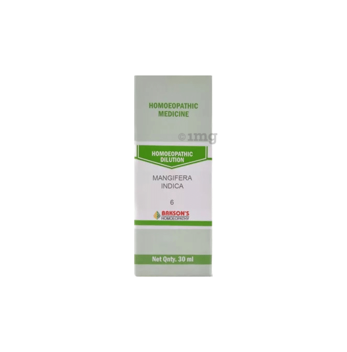 Bakson's Homeopathy Mangifera Indica Dilution 6 CH