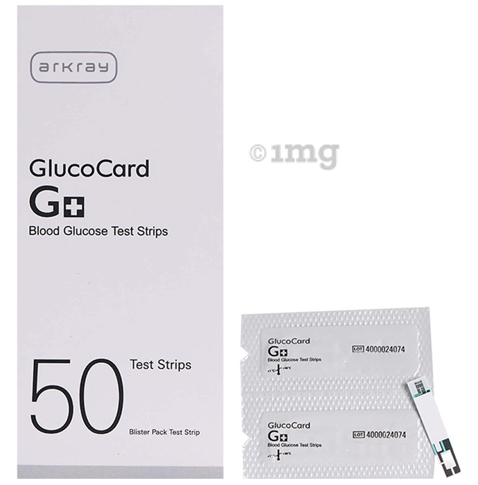 Arkray 93GS998 50 Glucocard G+ Blood Glucose Test Strip (Only Strips)