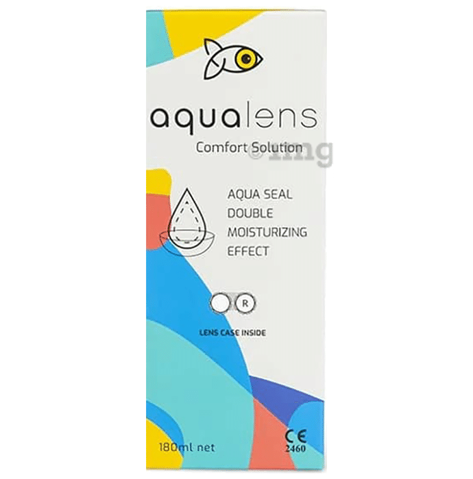 Aqualens Comfort Contact Lens Solution for Double Moisturising Effect | With Lens Case