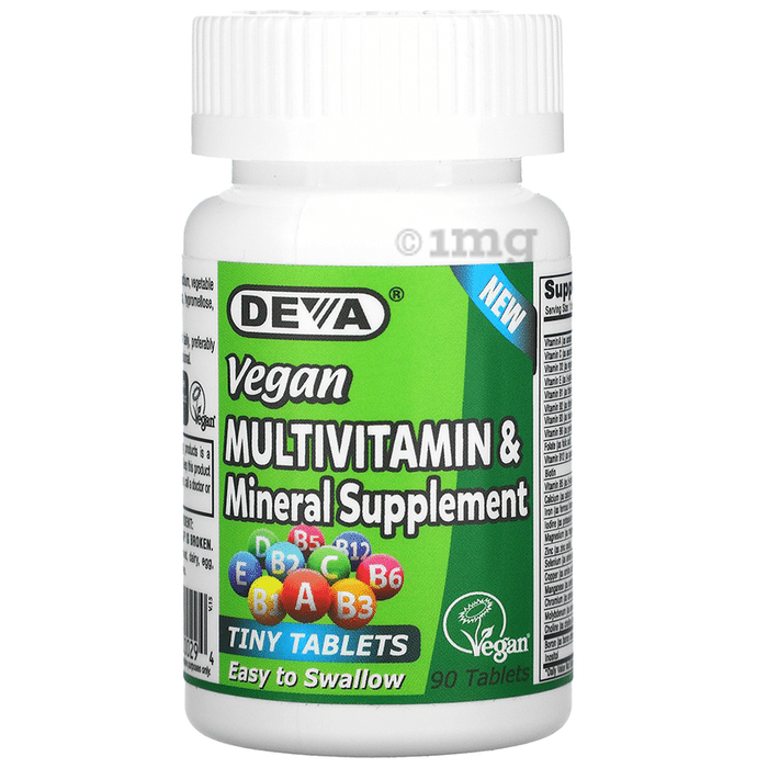 Deva Vegan Multivitamin & Mineral Supplement Tablet
