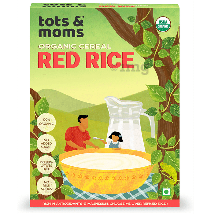 Tots and Moms Red Rice Organic Cereal 6 Month+