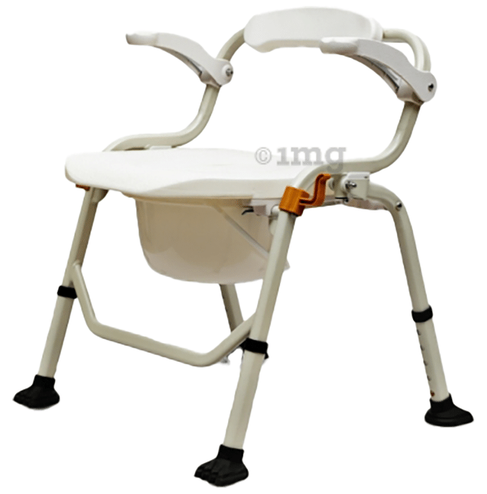 Med-E-Move Deluxe Commode Chair with Armrest