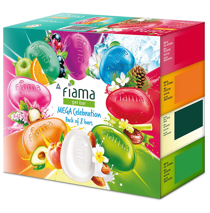 Fiama Gel Bar (125gm Each) Mega Celebration