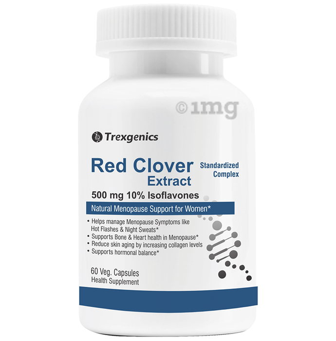 Trexgenics Red Clover Extract 500mg Veg. Capsules