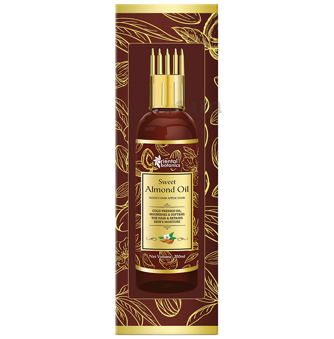 Oriental Botanics Sweet Almond Oil with Comb Applicator