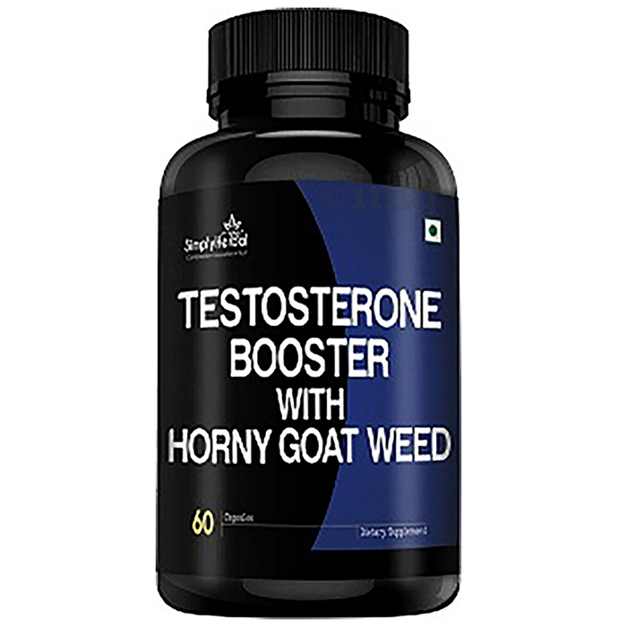 Simply Herbal Testosterone Booster With Horny Goat Weed Capsule