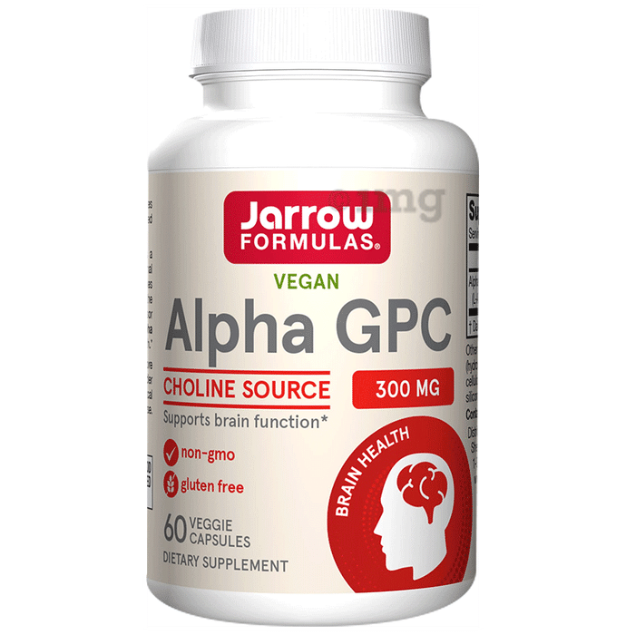 Jarrow Formulas Alpha GPC 300mg Capsule | Supports Brain Function