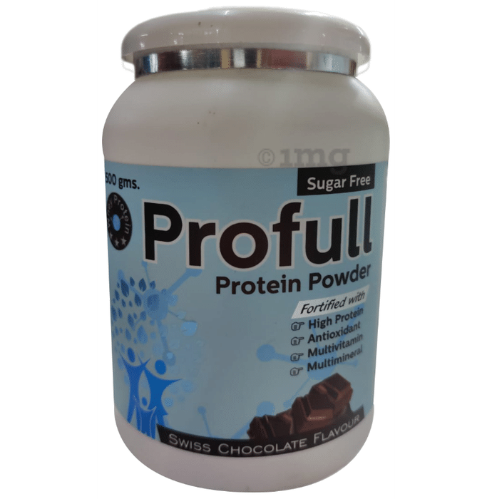 Profull Protein with Multivitamins & Multiminerals | Flavour Powder Swiss Chocolate Sugar Free