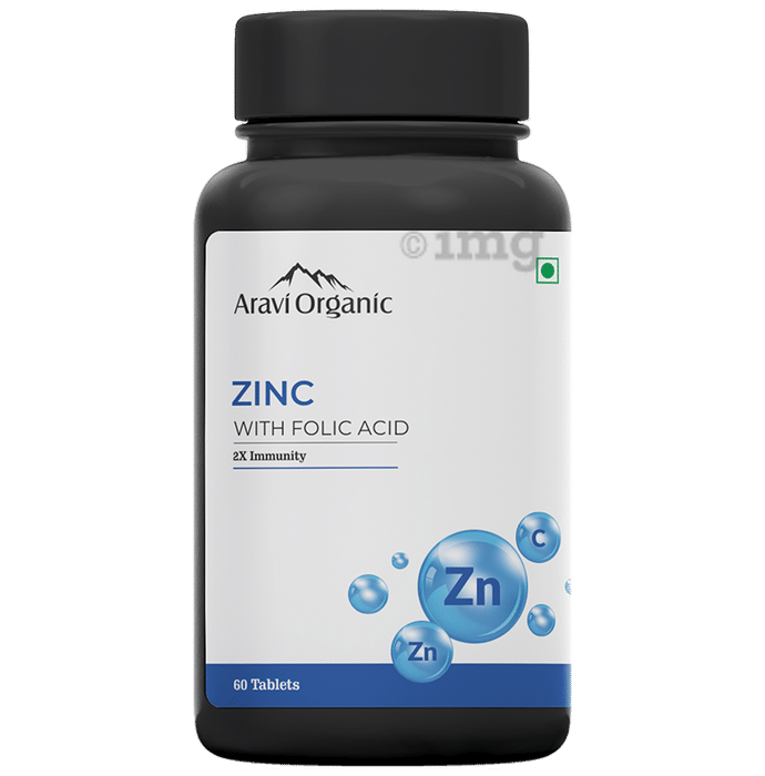 Aravi Organic Zinc with Folic Acid Tablet
