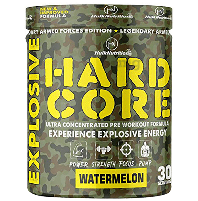 Hulk Nutrition Hard Core Powder Watermelon