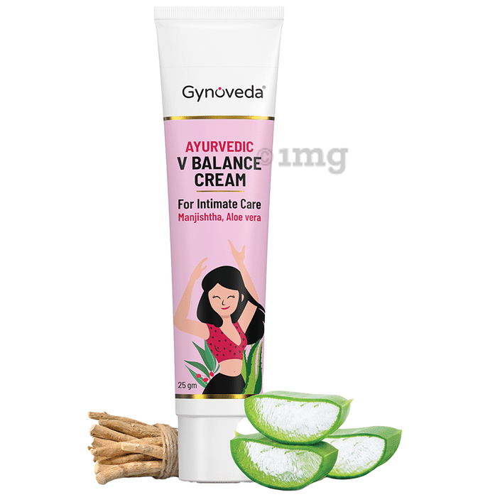 Gynoveda Ayurvedic V Balance Cream for Intimate Care (25g Each)