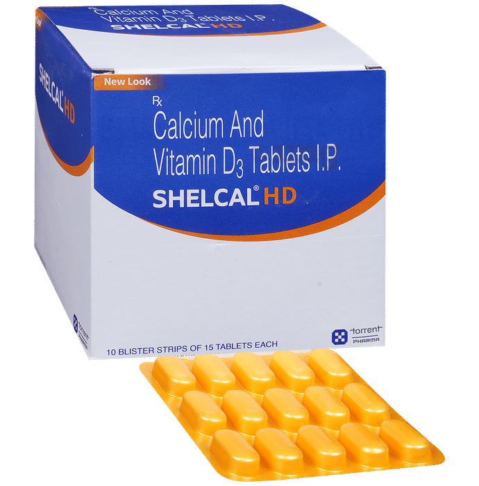 Shelcal - HD Tablet with Calcium & Vitamin D3