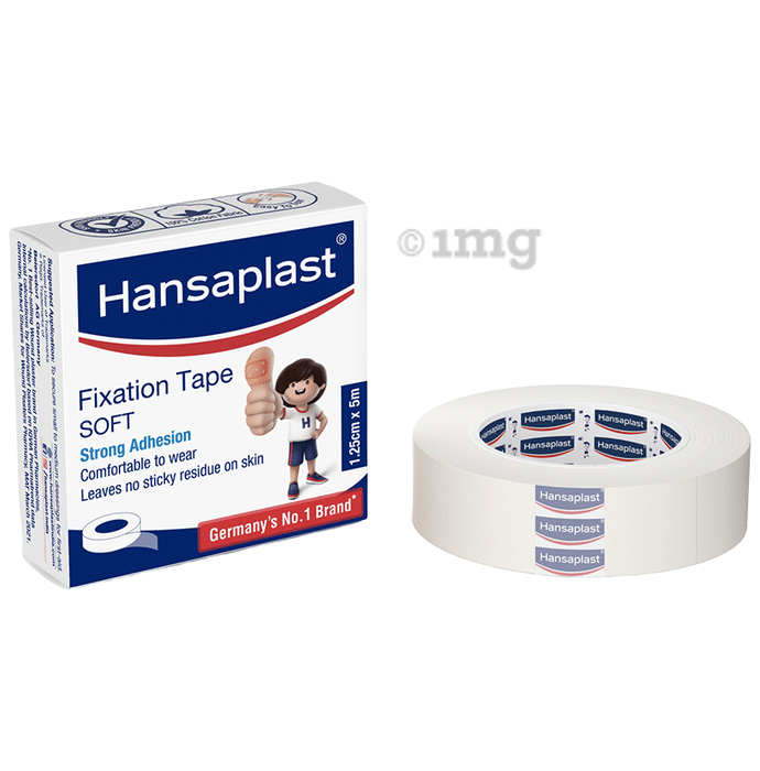 Hansaplast Soft Fixation Tape 1.25 cm x 5 m