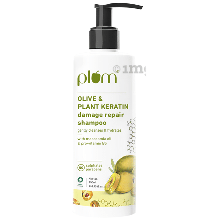 Plum Olive & Plant Keratin Damage Repair Shampoo