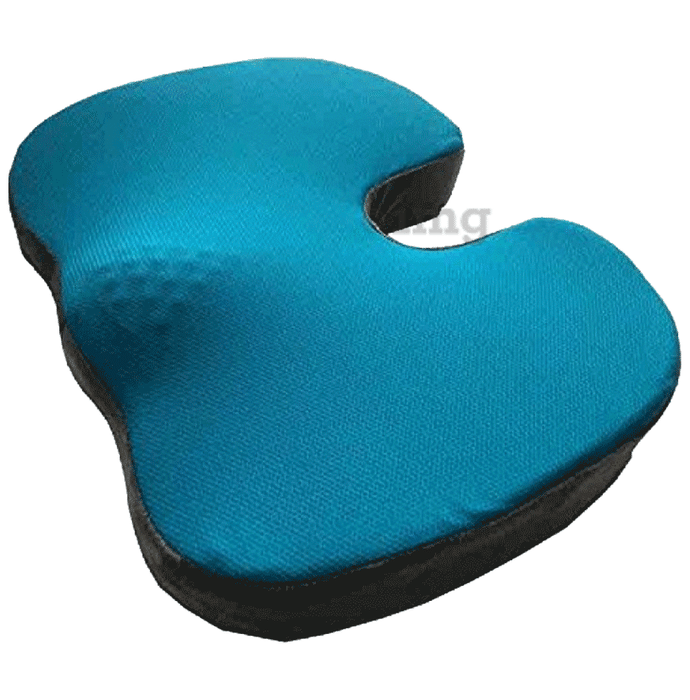 Viaggi Coccyx Orthopedic Memory Foam Seat Cushion with Cooling Gel