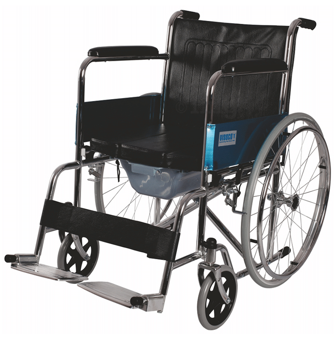 Vissco 9979 Comfort Lite Wheelchair with Commode Universal